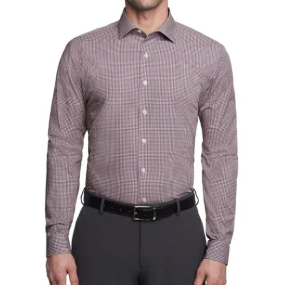 Unlisted by Kenneth Cole | Shirts | Kenneth Cole Men Dress Shirt Slim Fit  Checks And Stripes Medium 5155 Neck Nwt | Poshmark
